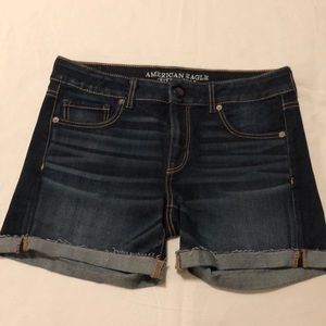 American Eagle Denim Super Stretch Shorts Sz 10